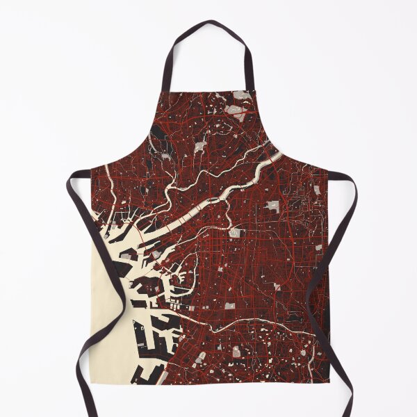 Item preview, Osaka City Map of Kansai, Japan - Vector designed and sold by deMAP.