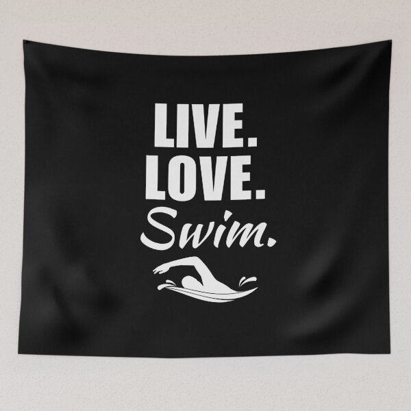Item preview, Live, love, swim. Swimming sport lovers or instructor designed and sold by NBSStore.