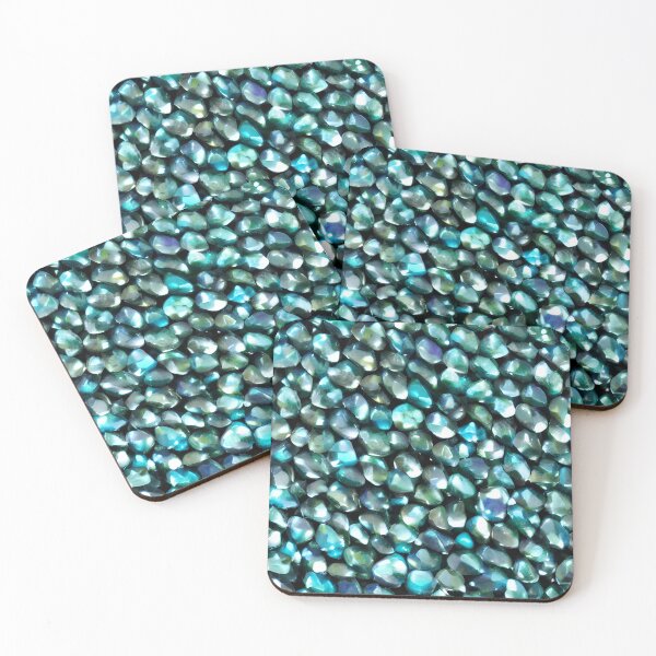 Item preview, Beaded Chrysocolla Seamless Pattern designed and sold by GWTF-Designs.