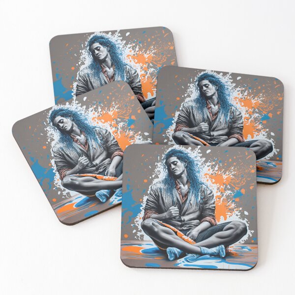 Item preview, Urban Serenity: Grayscale Whispers and Vibrant Oils Unveiled designed and sold by JAMESAMORN.