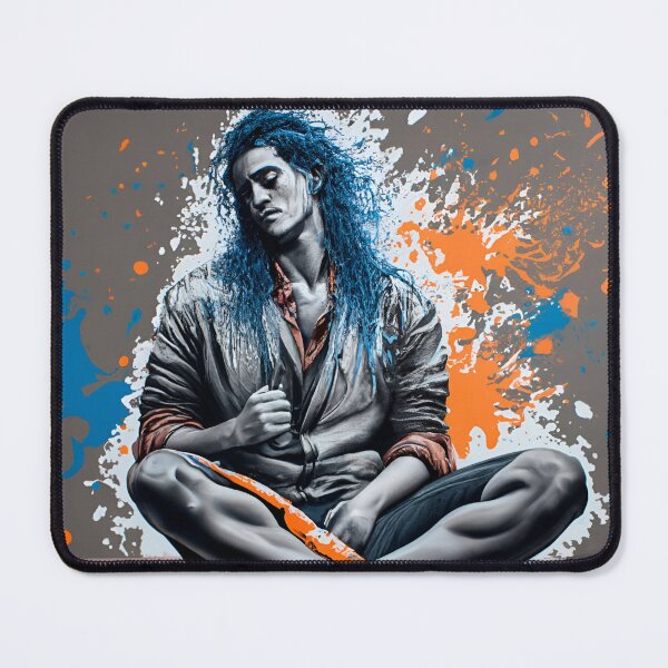 Item preview, Urban Serenity: Grayscale Whispers and Vibrant Oils Unveiled designed and sold by JAMESAMORN.