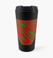 Black SuperEmpowered (Red and Green) Travel Mug