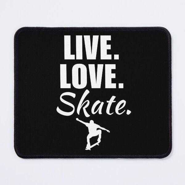 Item preview, Live, love, skate. Skateboarding sport enthusiast or coach, skater lifestyle designed and sold by NBSStore.