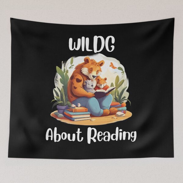 Item preview, Wild About Reading,First Day Of School, Back To School, Leopard designed and sold by Creativedsigna.
