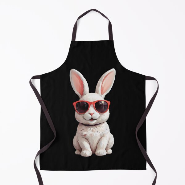 Aperçu de l'œuvre Lapin de Pâques assis avec des lunettes de soleil créée et vendue par twisted-dot.