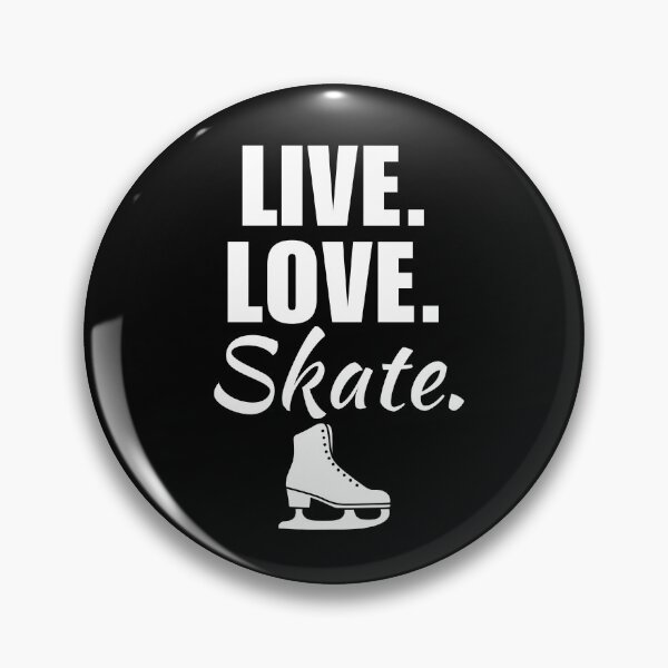Artikelvorschau, Lebe, liebe, skate. Eislaufen, Eislauf-Sportliebhaber und Fan-Sprüche entworfen und verkauft von NBSStore.