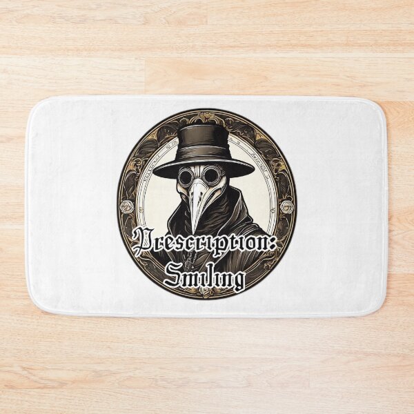 Item preview, Prescription: Smiling - Plague Doctor Funny Design designed and sold by Ridiculam Toga.