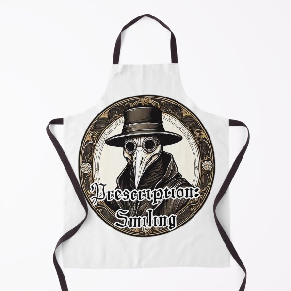 Item preview, Prescription: Smiling - Plague Doctor Funny Design designed and sold by Ridiculam Toga.
