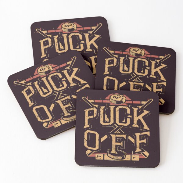 Item preview,  Black Puck Off Funny Hockey Pun funny  designed and sold by Youpiworld.