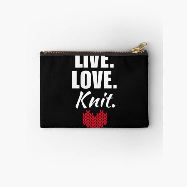 Item preview, Live, love, knit. Knitting hobby or activity for women saying, knitting mom quote designed and sold by NBSStore.
