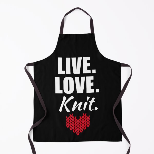 Item preview, Live, love, knit. Knitting hobby or activity for women saying, knitting mom quote designed and sold by NBSStore.
