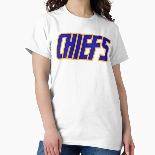 Vista previa del artículo con la obra «Logotipo del equipo de hockey sobre hielo Charlestown Chiefs (película Slap Shot)», diseñado y vendido por Retrohockeyuk.