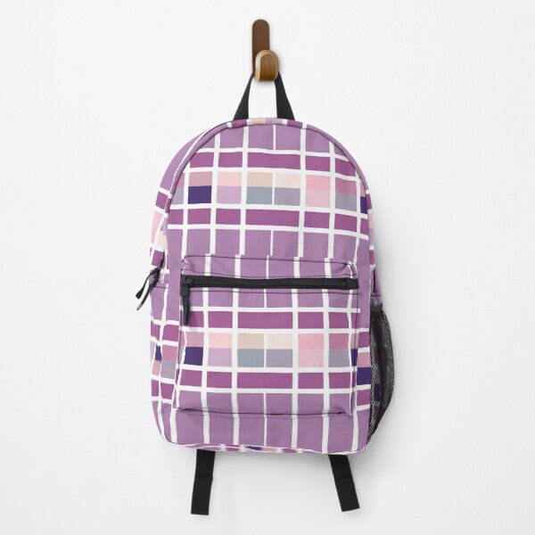 Item preview, A collection of purple and colorful blocks grid checkerboard designed and sold by JangmiHorang.