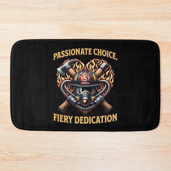 Item preview, Being a firefighter is a choice - Passionate choice, fiery dedication designed and sold by JansenGS.