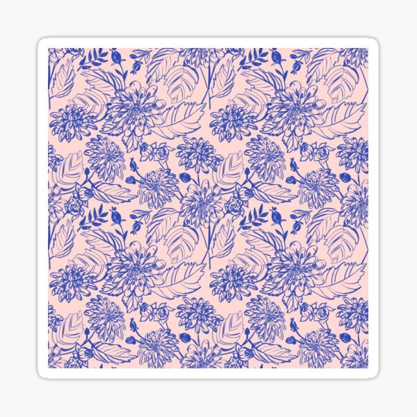 Item preview, Blue Chrysanthemum designed and sold by GalickaArt.