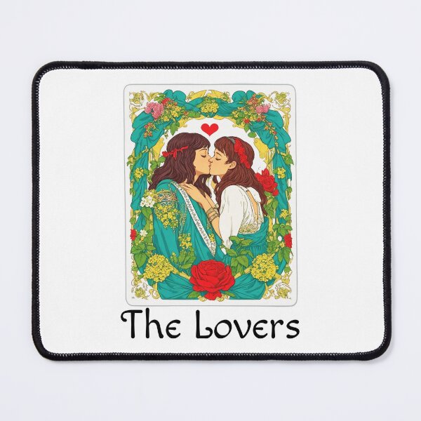 Item preview, Major Arcana The Lovers Tarot Card Symbol - Love has NO Boundaries designed and sold by Pixel Waite.