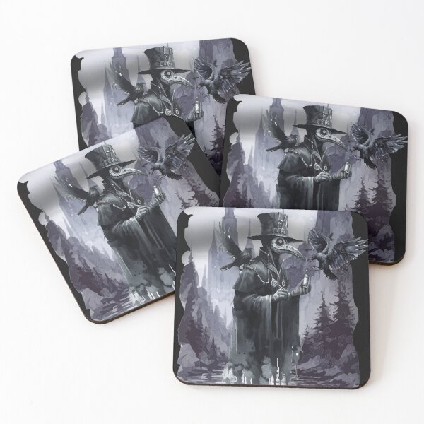 Item preview, Plague Doctor, Gothic Art, Watercolor designed and sold by Pretzel-G92.