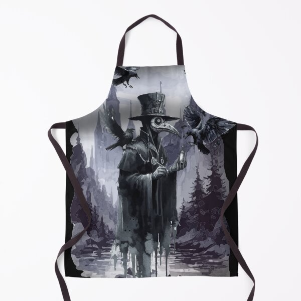 Item preview, Plague Doctor, Gothic Art, Watercolor designed and sold by Pretzel-G92.