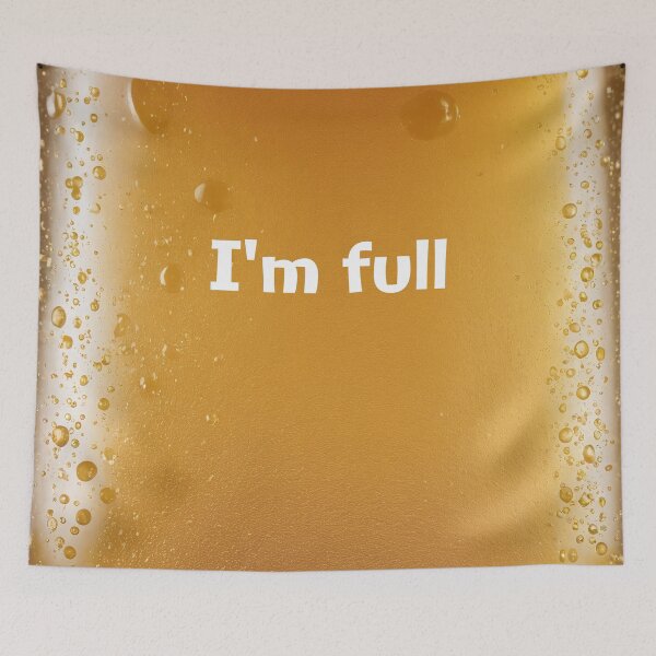 Item preview, I am full of beer. Beer background. designed and sold by twisted-dot.