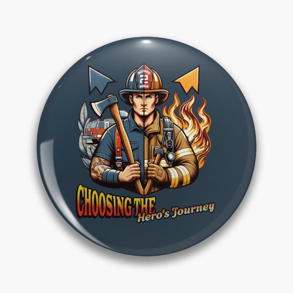 Item preview, Being a firefighter is a choice - Choose the hero's journey designed and sold by JansenGS.