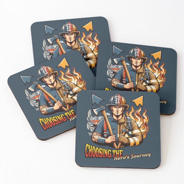 Item preview, Being a firefighter is a choice - Choose the hero's journey designed and sold by JansenGS.