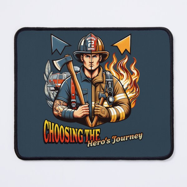 Item preview, Being a firefighter is a choice - Choose the hero's journey designed and sold by JansenGS.