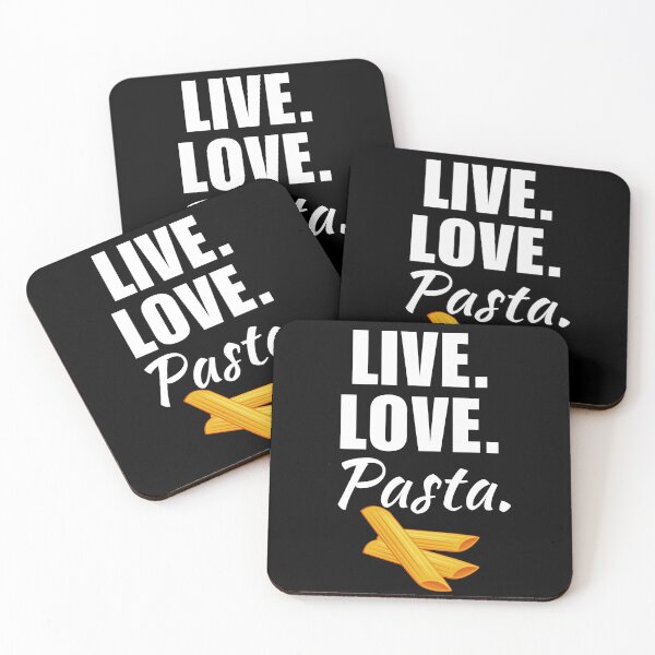 Artikelvorschau, Leben, Liebe, Pasta. Zitat oder Spruch eines Pasta-Food-Fans oder -Liebhabers entworfen und verkauft von NBSStore.