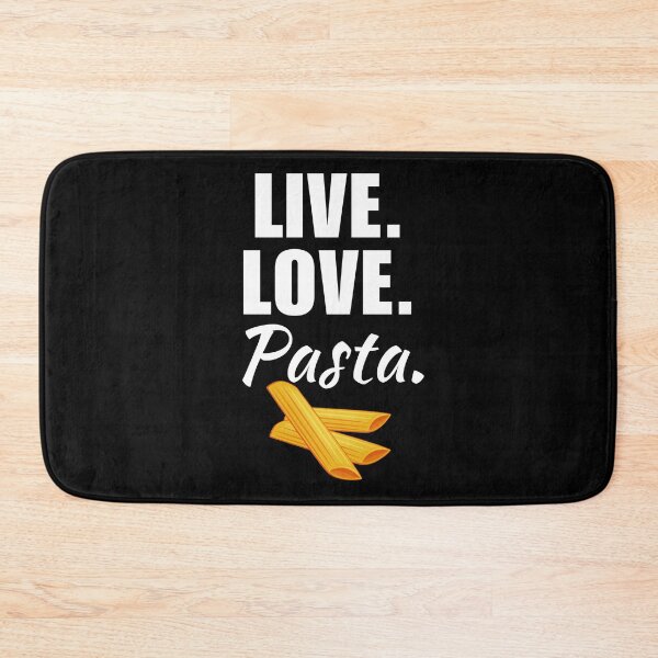 Item preview, Live, love, pasta. Eating pasta food fan or lover quote or saying designed and sold by NBSStore.