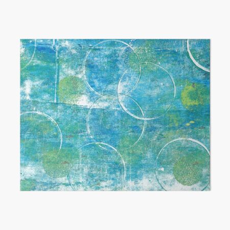 Mono Test - Scan Art Board Print