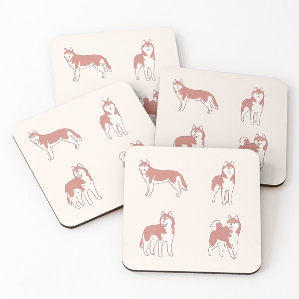 Item preview, Red Husky dog pack  designed and sold by Mayarart.