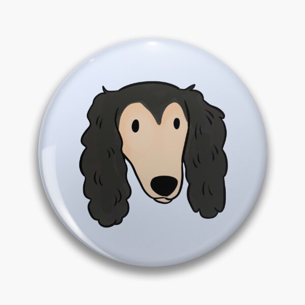 Item preview, Cute Saluki dog face designed and sold by Yaragold.