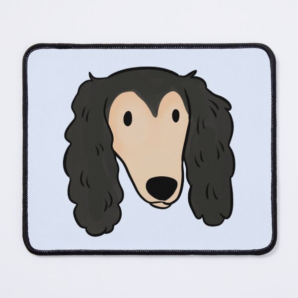 Item preview, Cute Saluki dog face designed and sold by Yaragold.