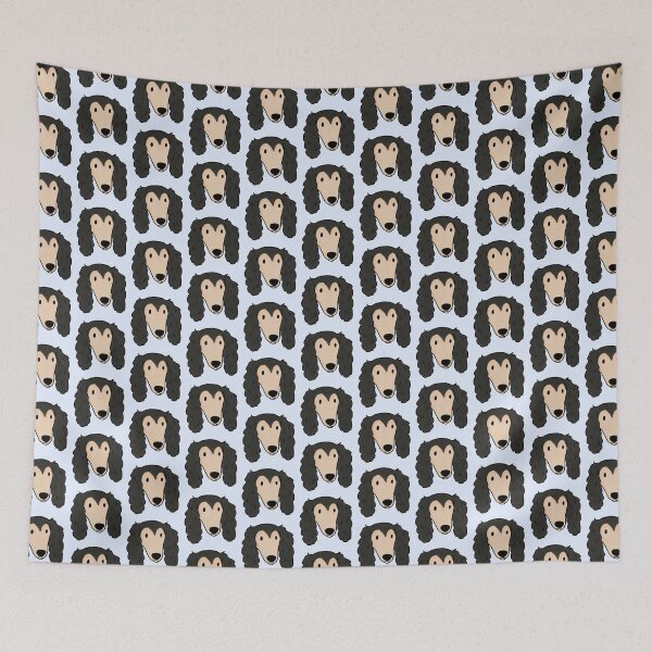 Item preview, Cute Saluki dog face designed and sold by Yaragold.