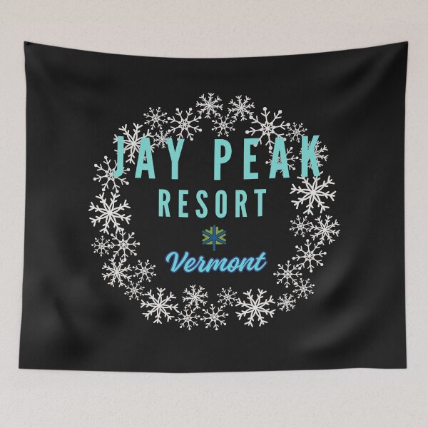 Item preview, Jay Peak Vermont, U.S.A. Whit text. Gift Ideas For The Ski Enthusiast. designed and sold by LindaLG.