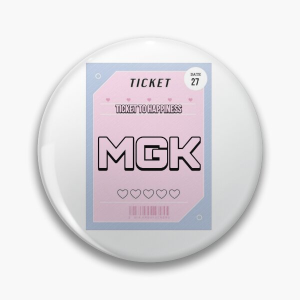 Item preview, TICKETS TO.. sticker - MGK  designed and sold by alienspink.