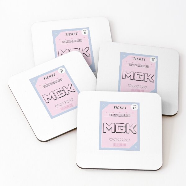 Item preview, TICKETS TO.. sticker - MGK  designed and sold by alienspink.