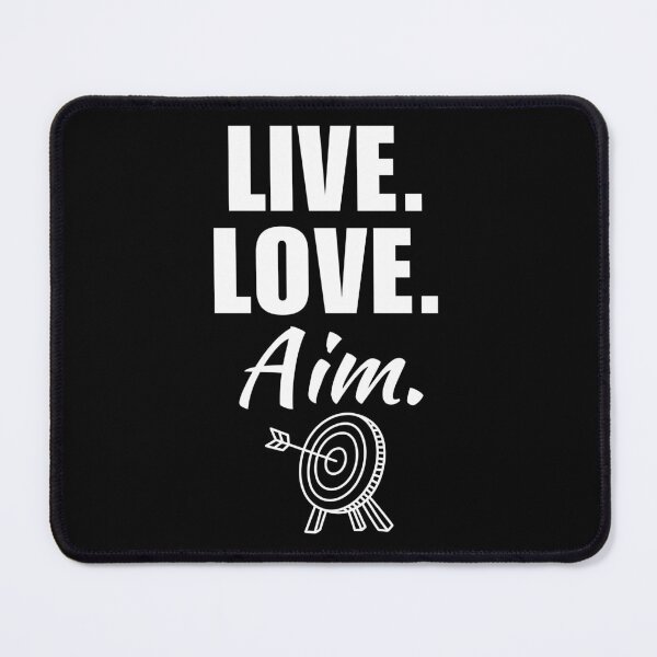 Item preview, Live, love, aim. Archery club team, target aiming, archery sport mom or dad quote or saying designed and sold by NBSStore.