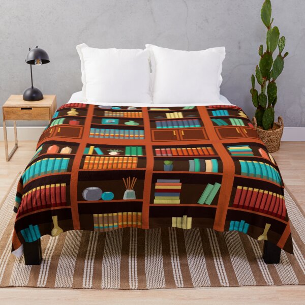 Item preview, Seamless vector illustration of a library bookcase designed and sold by Familyshmot.