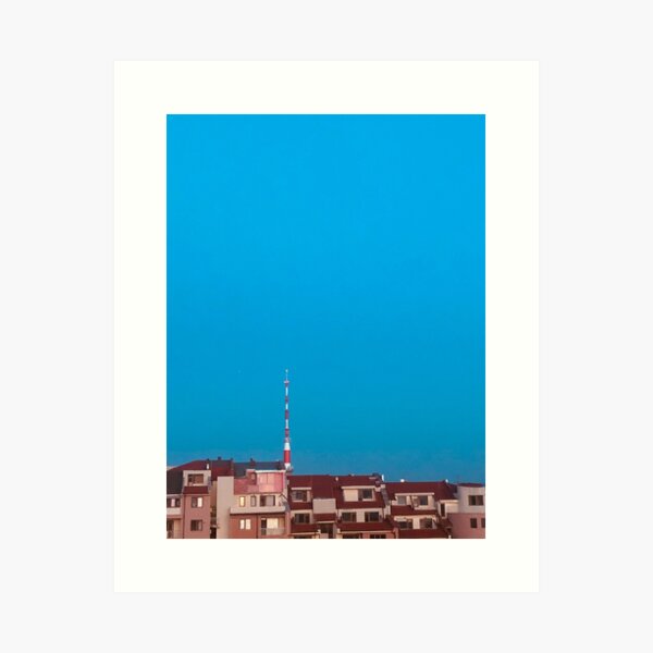 Item preview, Photograph of a House Building & Blue Sky designed and sold by Rachel Photography.