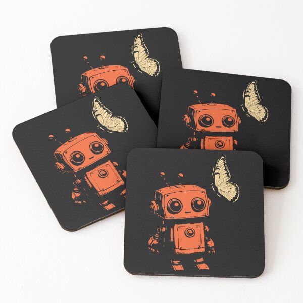 Item preview, Ai cute robot and butterfly designed and sold by Gonza643.
