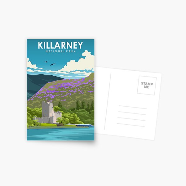 Item preview, Killarney National Park Vintage Minimal Nature Poster designed and sold by Stadify.