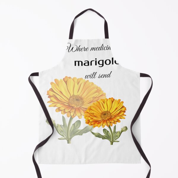 Item preview, where medicine can't marigold will sent power of flowers designed and sold by Anna Sacha.