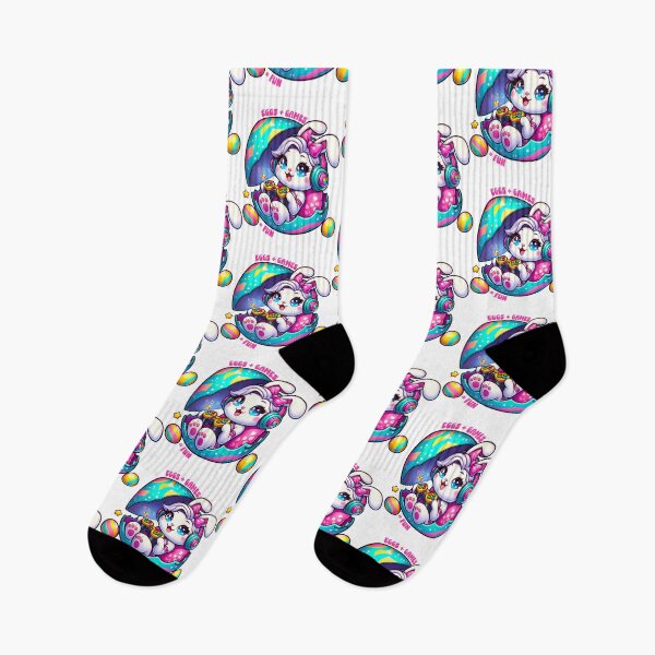 Item preview, Rabbit Girls kids Gamer Funny Video Game Bunny Easter Day designed and sold by JUSTBEELEGANT.