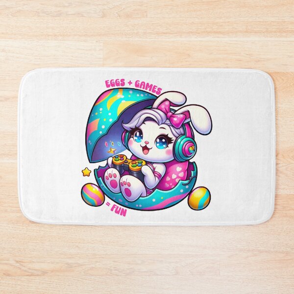 Item preview, Rabbit Girls kids Gamer Funny Video Game Bunny Easter Day designed and sold by JUSTBEELEGANT.