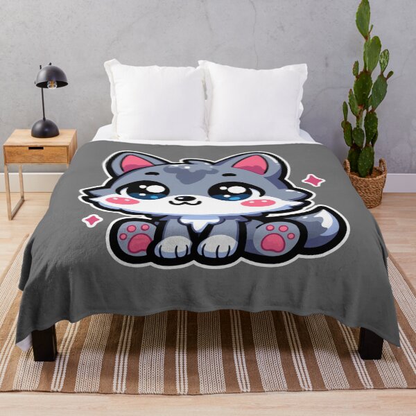 Item preview, Kawaii Cute Wolf 1 | Pet and Animals for Men and Women t-shirt designed and sold by panchiTWO.