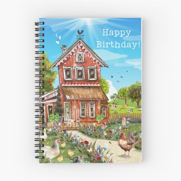 Item preview, Happy birthday - Farmyard theme designed and sold by Shining Bright Arts, Crafts & Illustration.