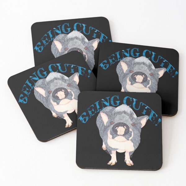 Item preview, POT BELLIED PIG BEING CUTE designed and sold by BeritValk.