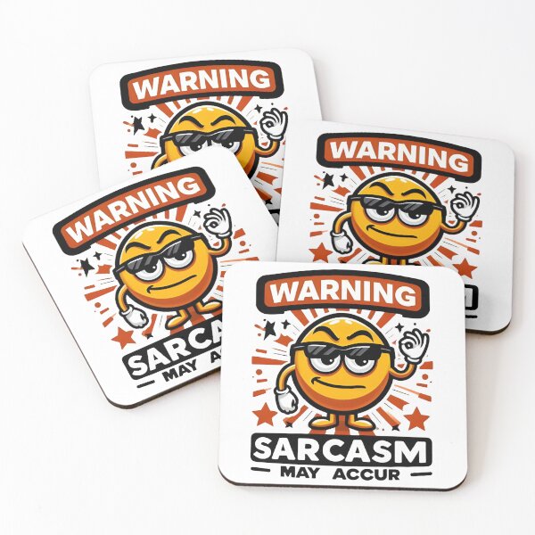 Item preview, Warning: Sarcasm May Occur designed and sold by ThreadLore.