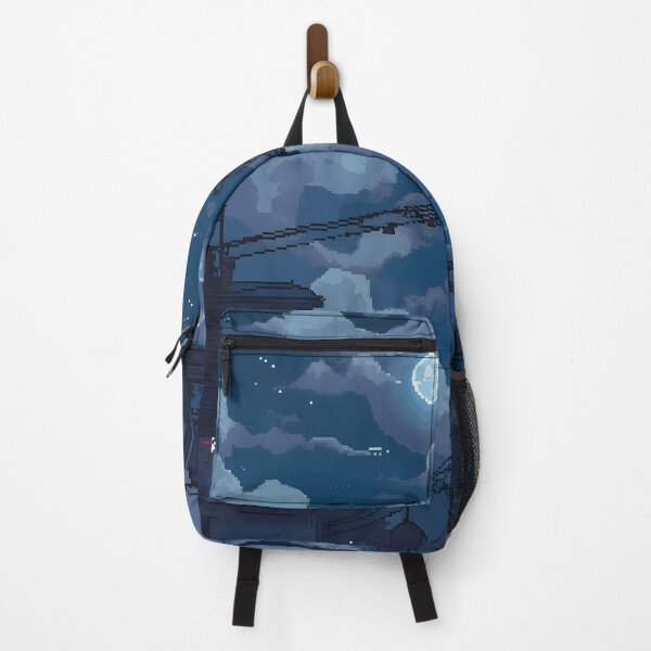 Item preview, Anime cloudy night sky-Pixel art designed and sold by octoboobs.