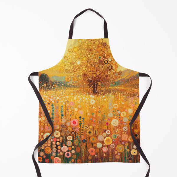 Item preview, Klimt Flower Garden Gold designed and sold by maniacfitness.